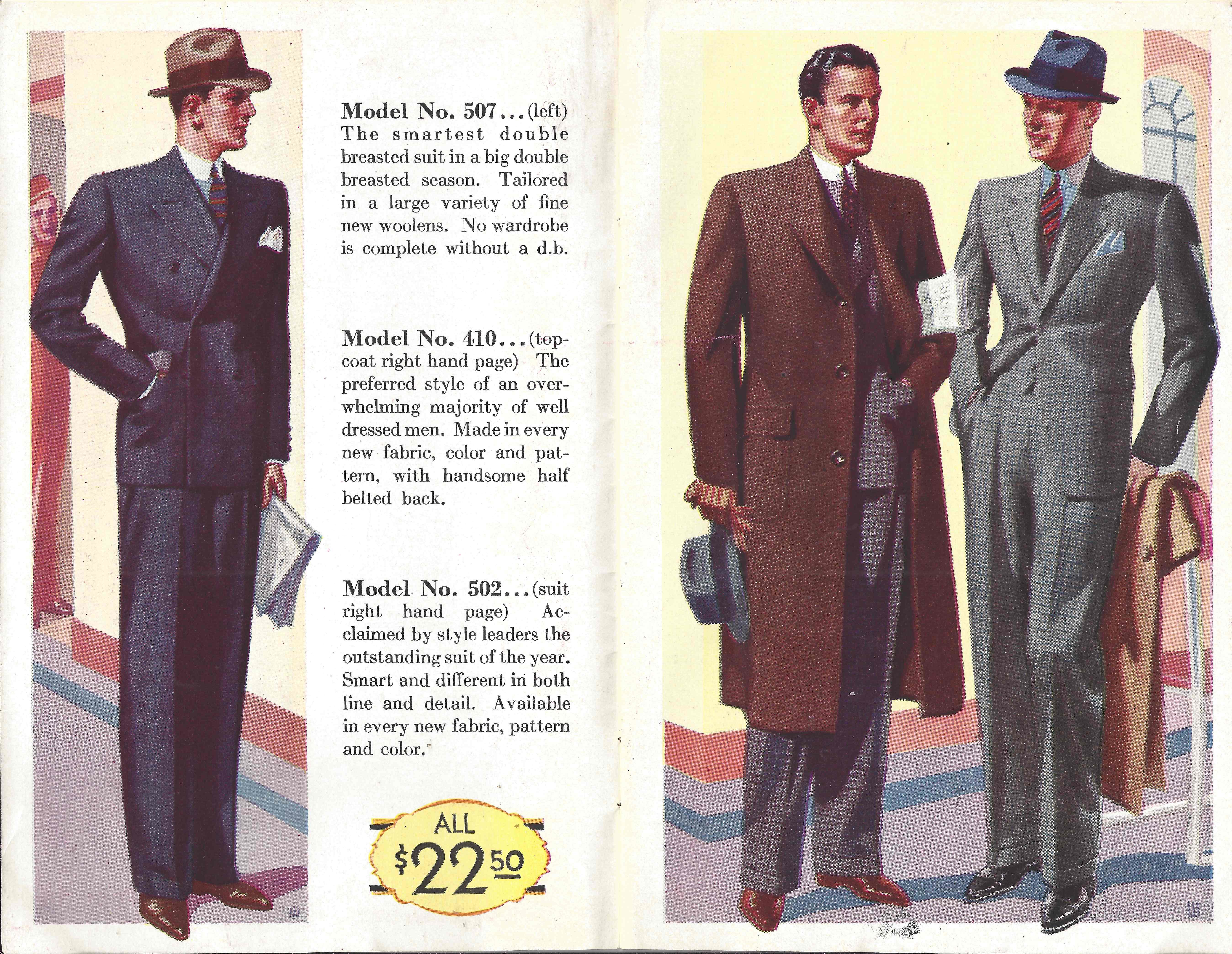 Richman Brothers Clothing Co Fall Winter Styles Pamphlet (1930s 